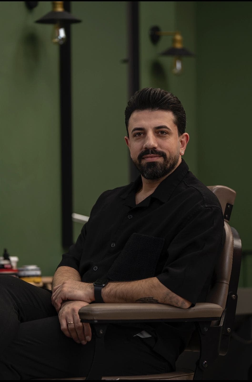 Patron Erkek Kuaförü — salon ambiyans